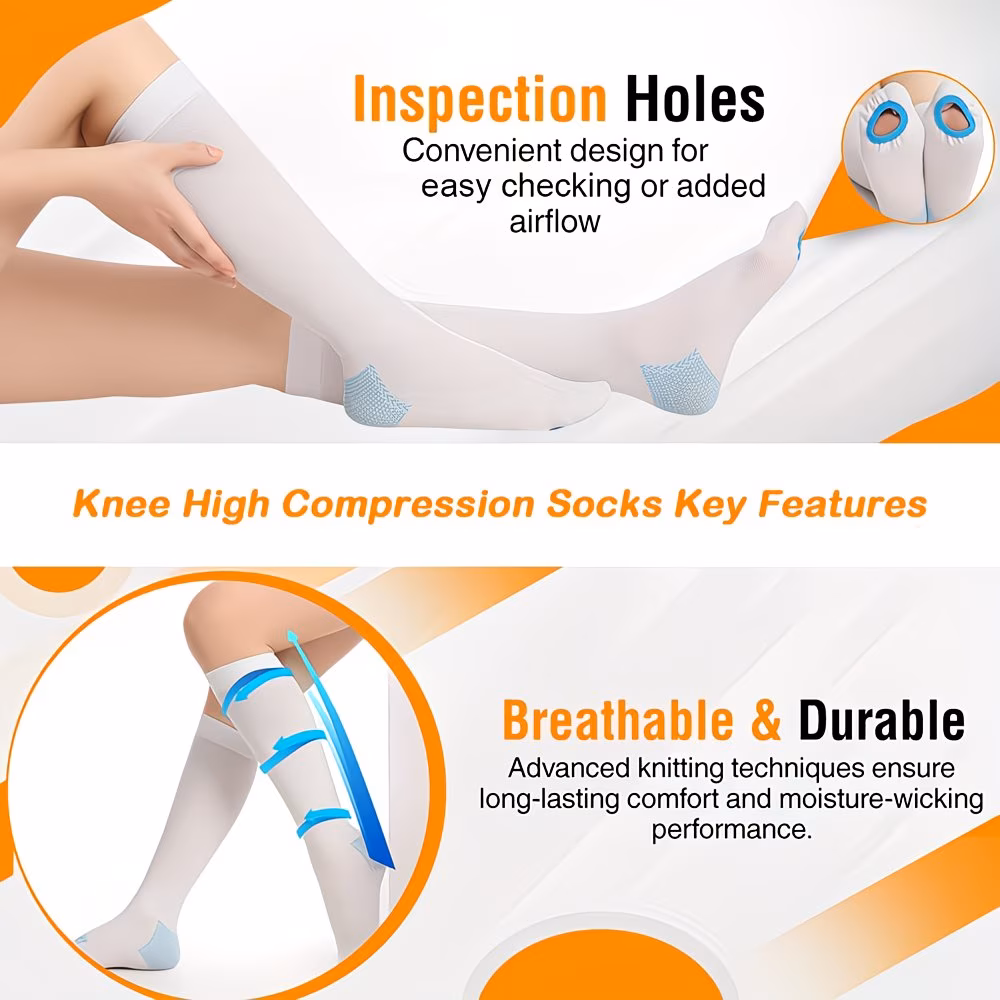  Hose Knee High Compression Socks