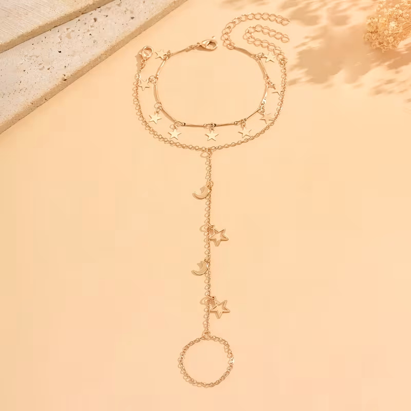 Bracelet with Moon Star
