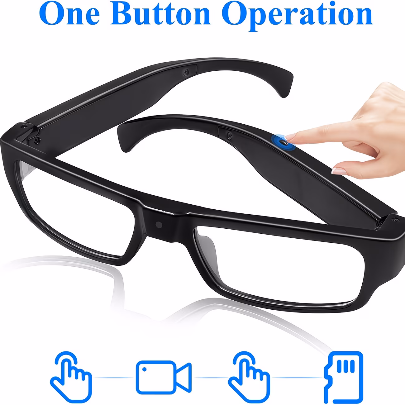 Glasses Equipped with a Camera