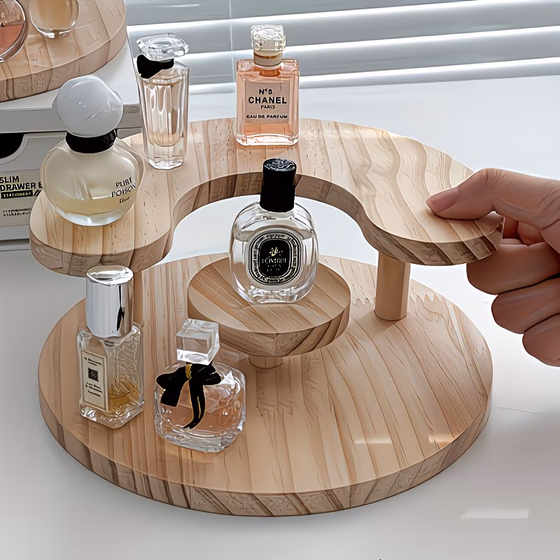 Wooden Perfume Display Stand
