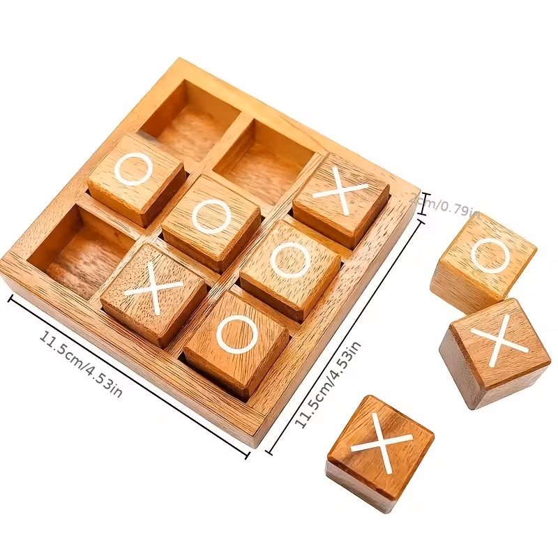 Wooden Tic-Tac