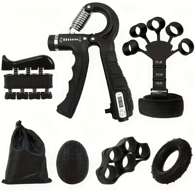 Seven-Piece Fitness Grip Strength Trainer