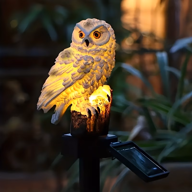  Solar Owl Garden Light