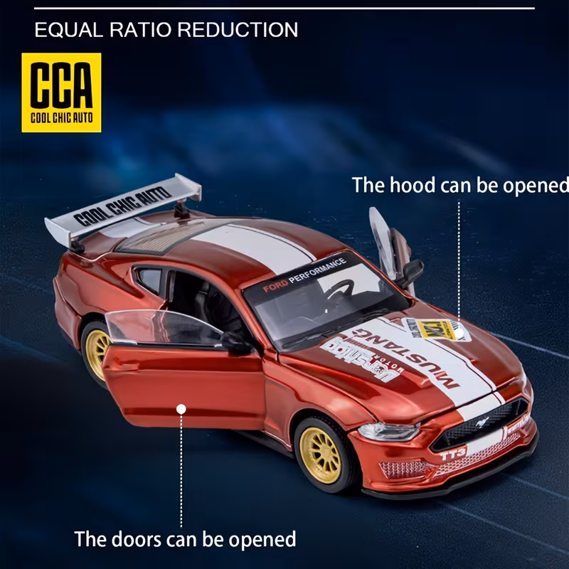 Red Car Model Can Open Doors