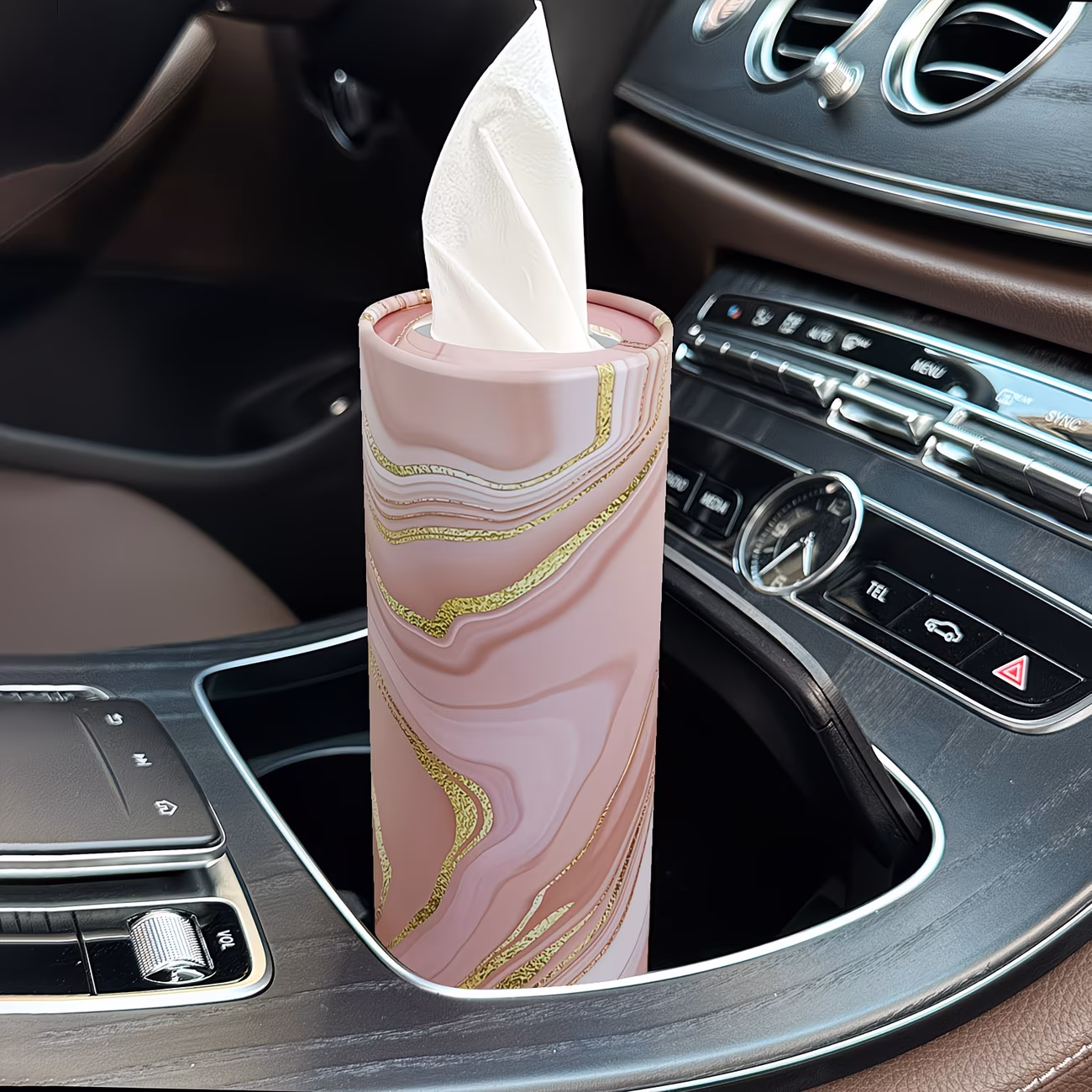 Marble Car Tissue Box