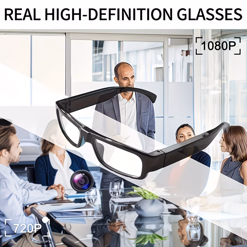 Glasses Equipped with a Camera