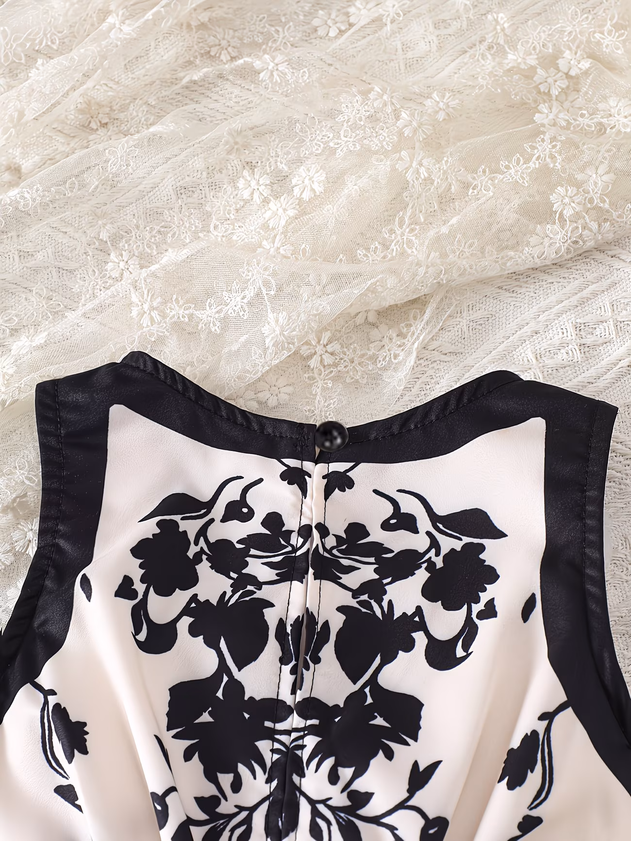Jumpsuit with Floral Digital Print
