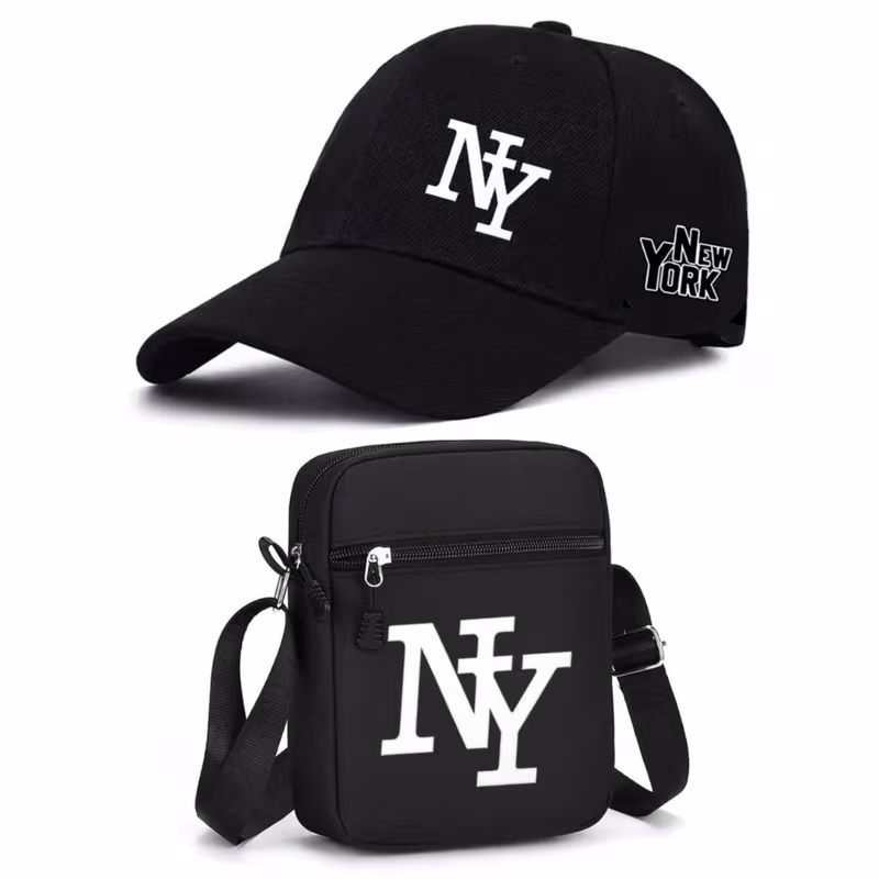 Baseball Cap And Crossbody Bag
