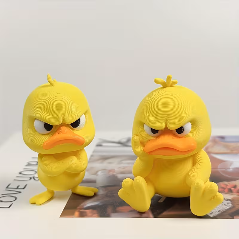 Angry Duck Statues
