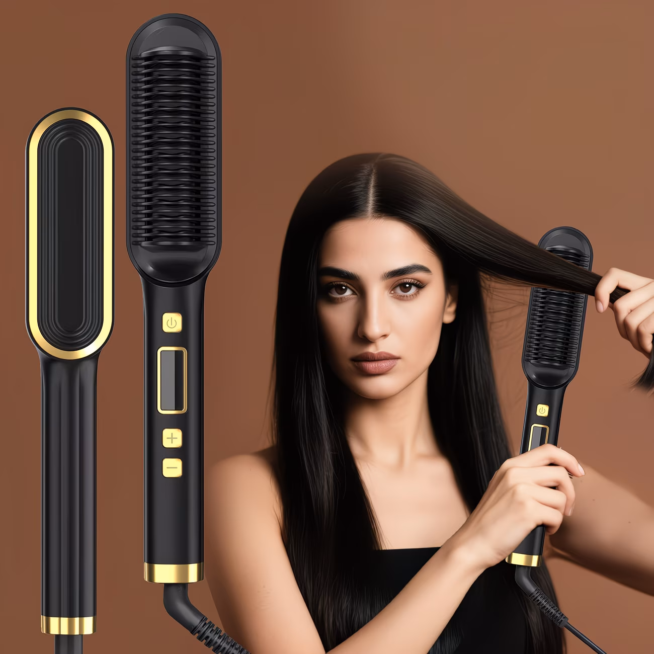 Hair Straightener Brush