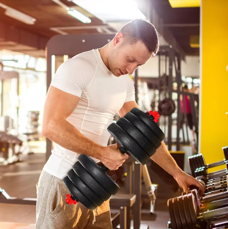 Combo Set - 2 Rubber Covered Weight Bars