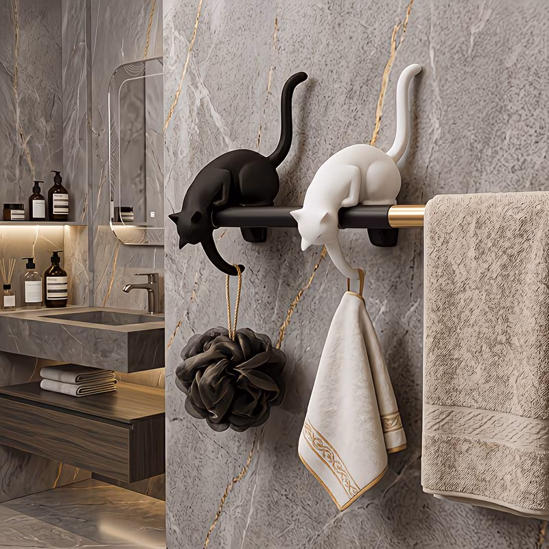 Cat-Shaped Hooks
