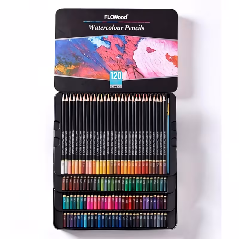 24/36/48/72/120 Professional Colored Watercolor Pencils
