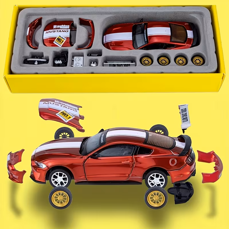 Red Car Model Can Open Doors