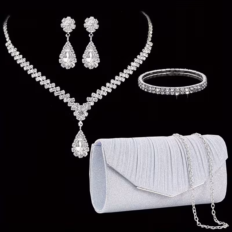 Necklace, Earrings, Bracelet