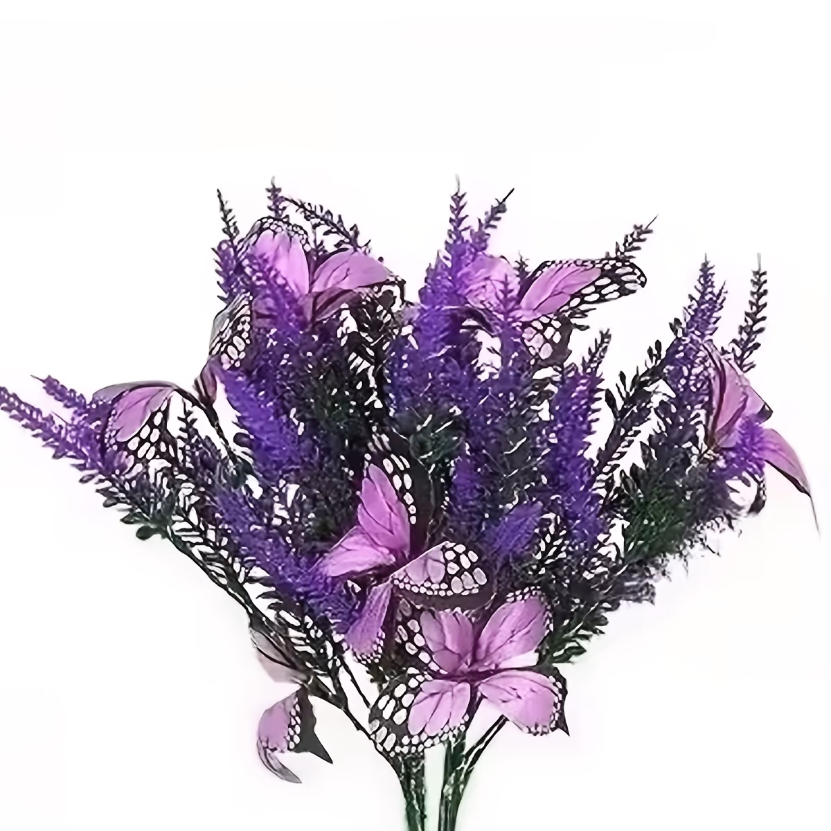 Solar Butterfly Lavender Floor Lamp