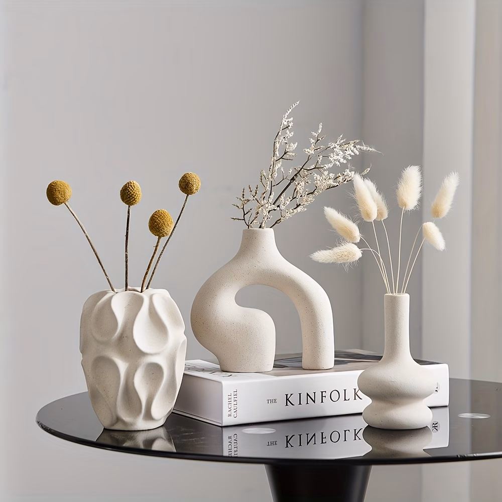 Boho Ceramic Vase Set