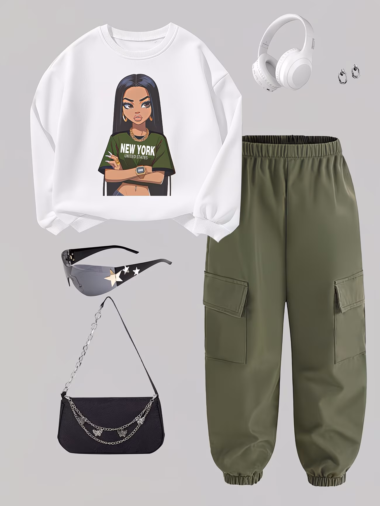 Girls' 2pcs Outfit