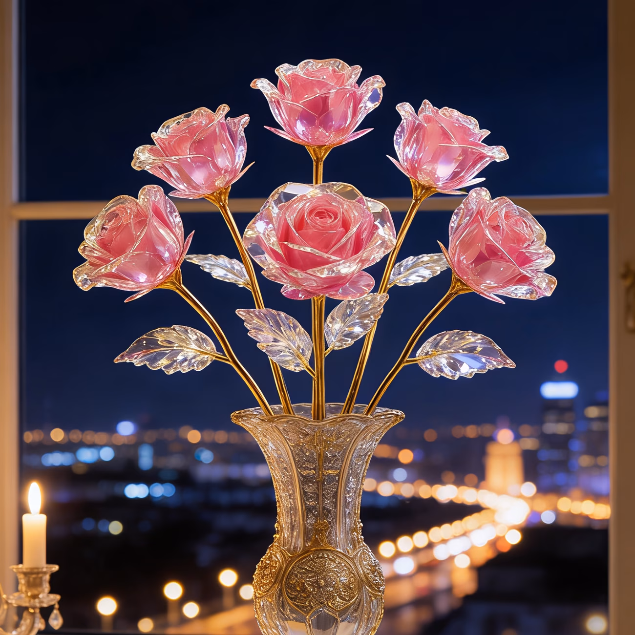  Crystal Rose Bouquet