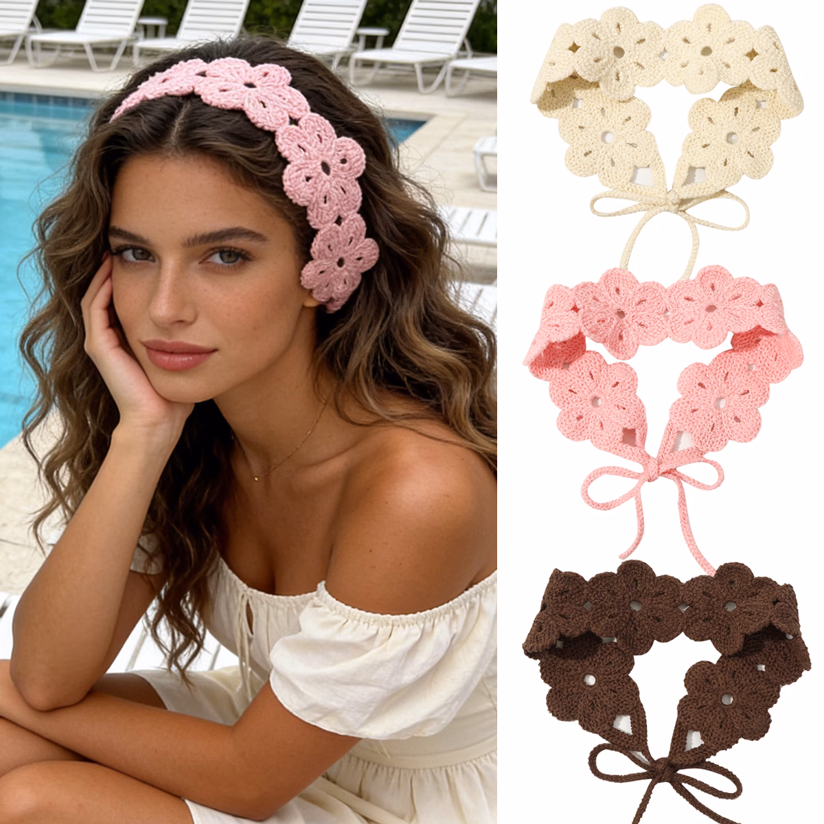  Flower Headband