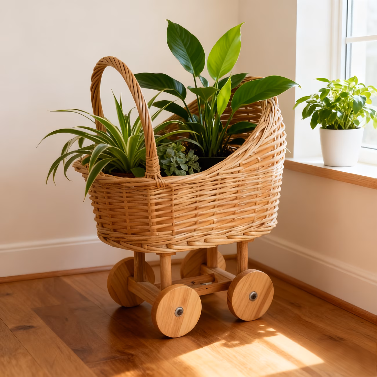  Small Wicker Cart