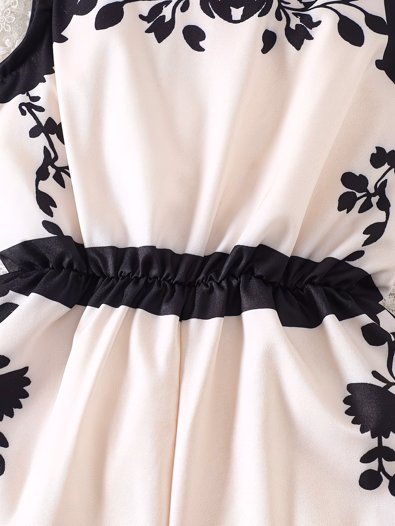 Jumpsuit with Floral Digital Print