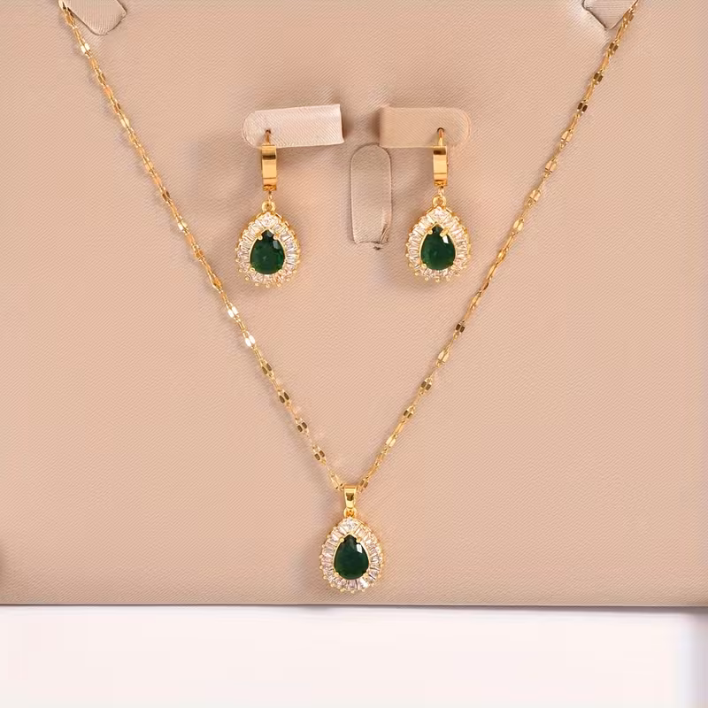 Necklace and Earrings