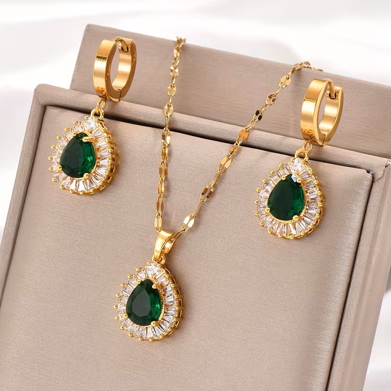 Necklace and Earrings