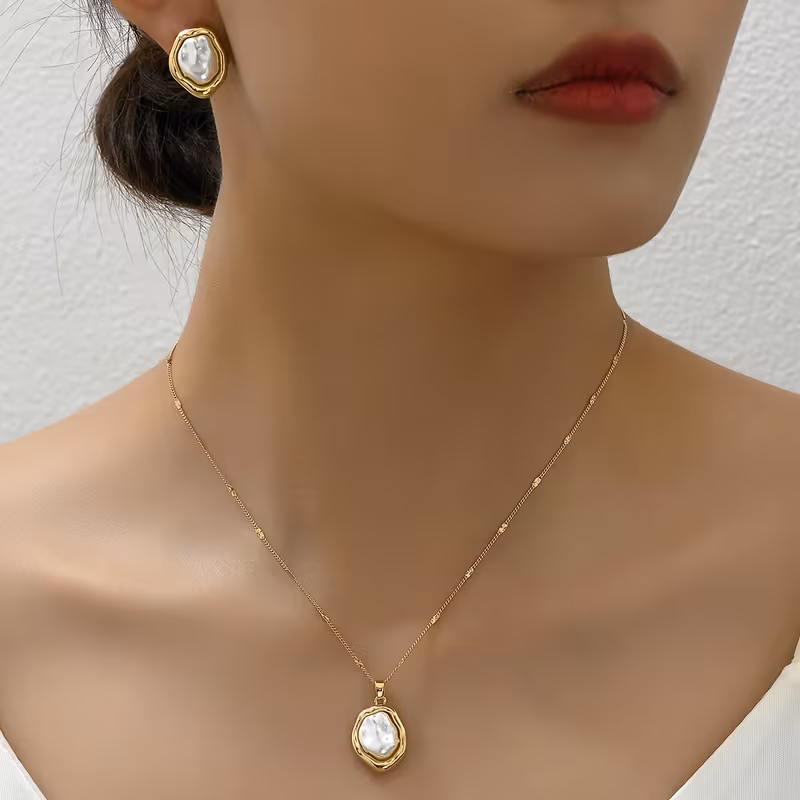 Necklace And Earrings