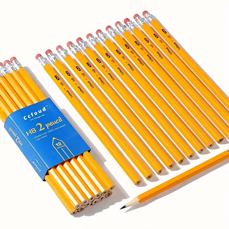 HB Hexagon Wooden Pencils