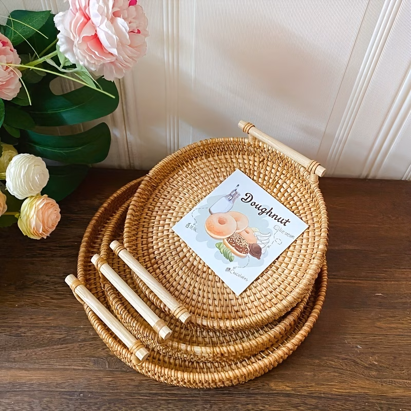Handmade Rattan Tray
