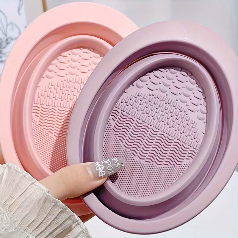 Silicone for makeup Brush Cleaning Bowl 