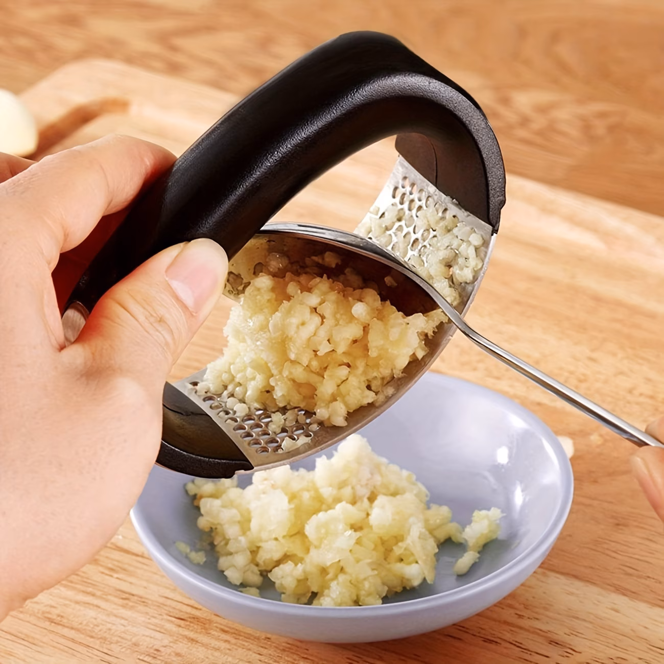 Stainless Steel Garlic Press 