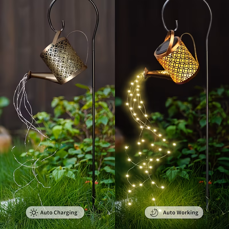 Solar Fairy Sprinkler String Lights
