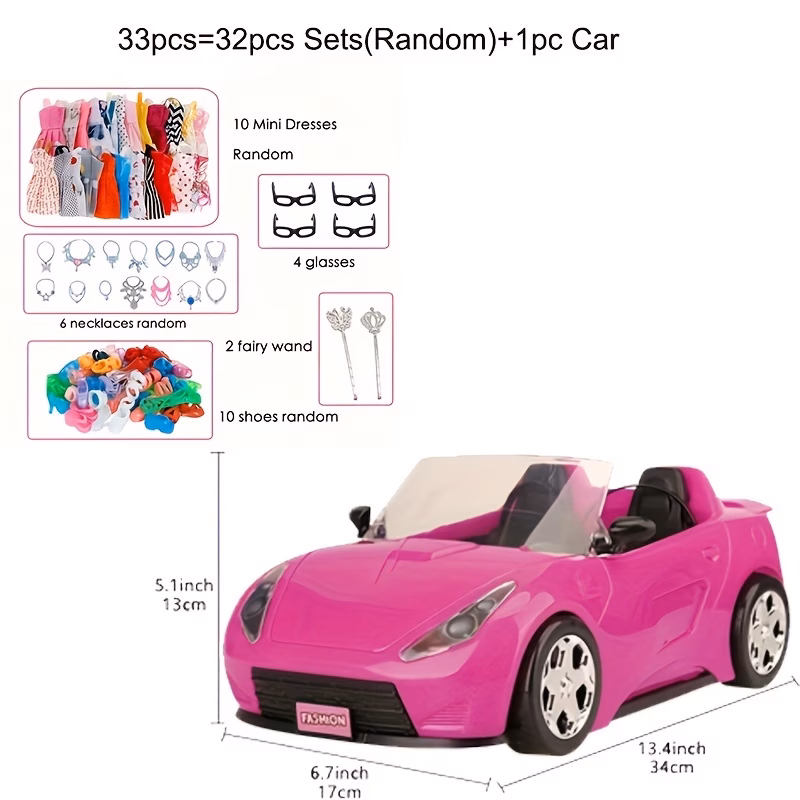 H-Doll Toy Car Set