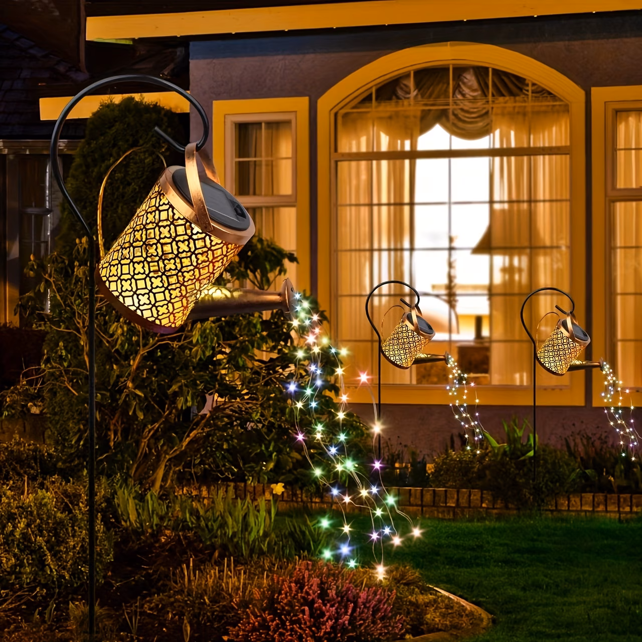 Solar Fairy Sprinkler String Lights