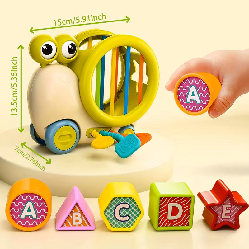 Baby Snail Activity Cube