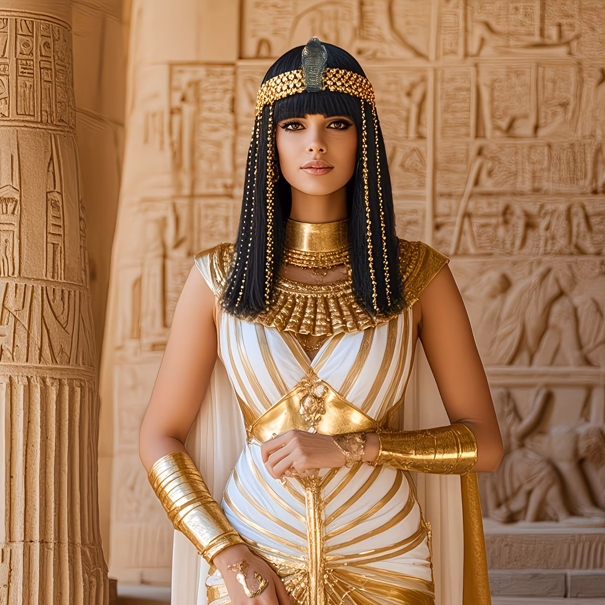 Women's Cleopatra Egyptian Cosplay Wig