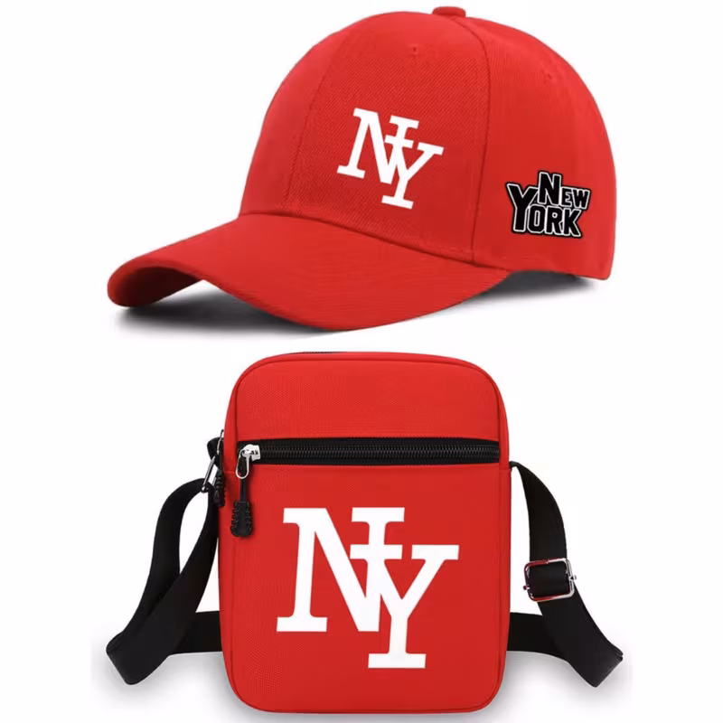 Baseball Cap And Crossbody Bag