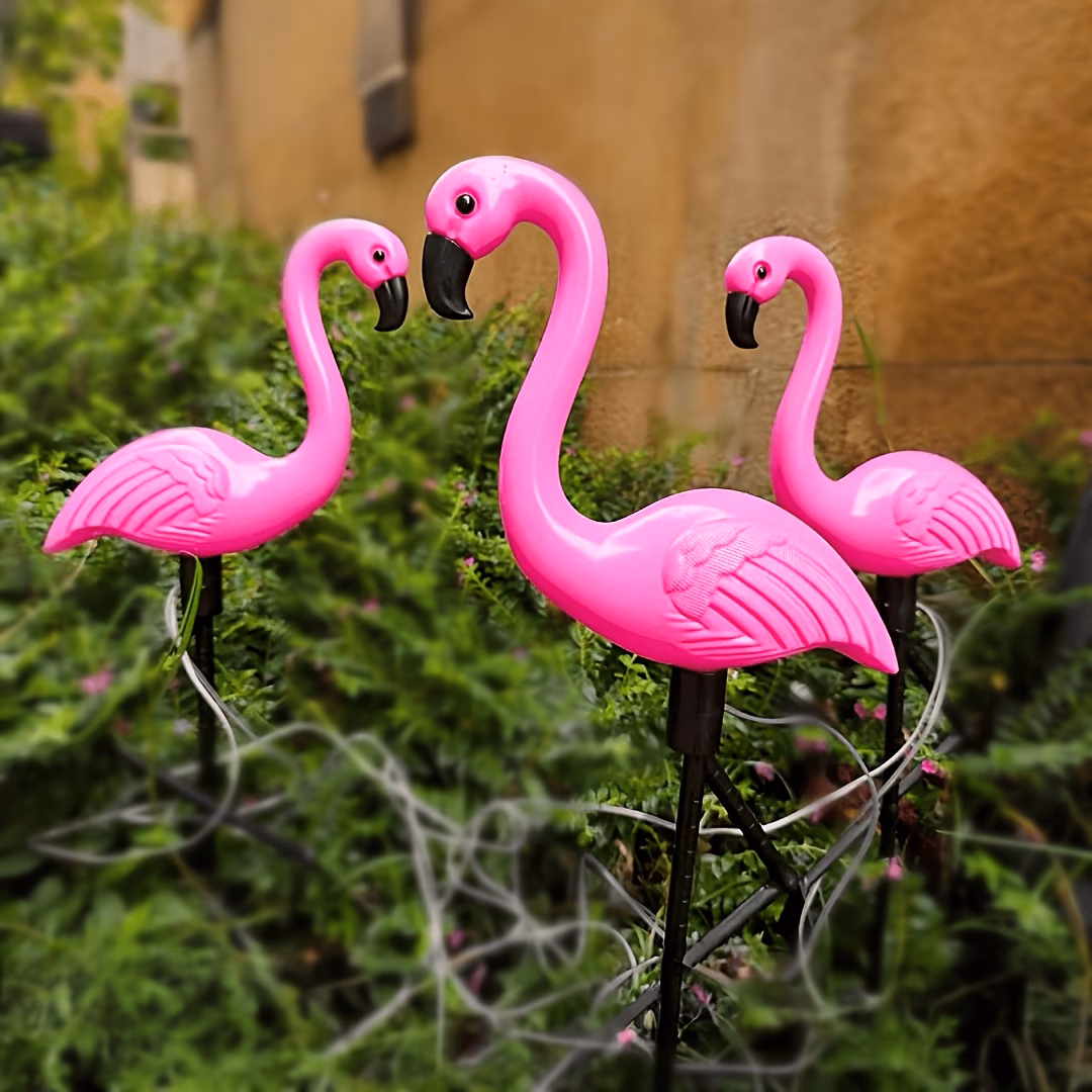  Solar Flamingo Lights
