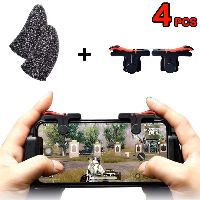 4pcs/set Touch Screen Thumbs Finger Sleeve
