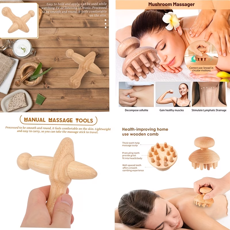 Wooden Massage Tools