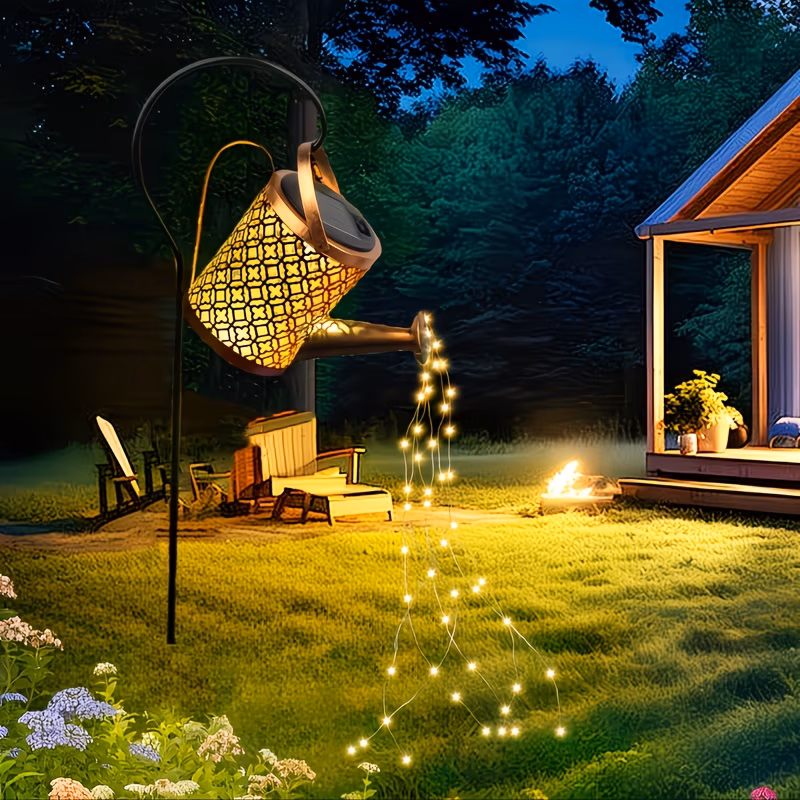 Solar Fairy Sprinkler String Lights