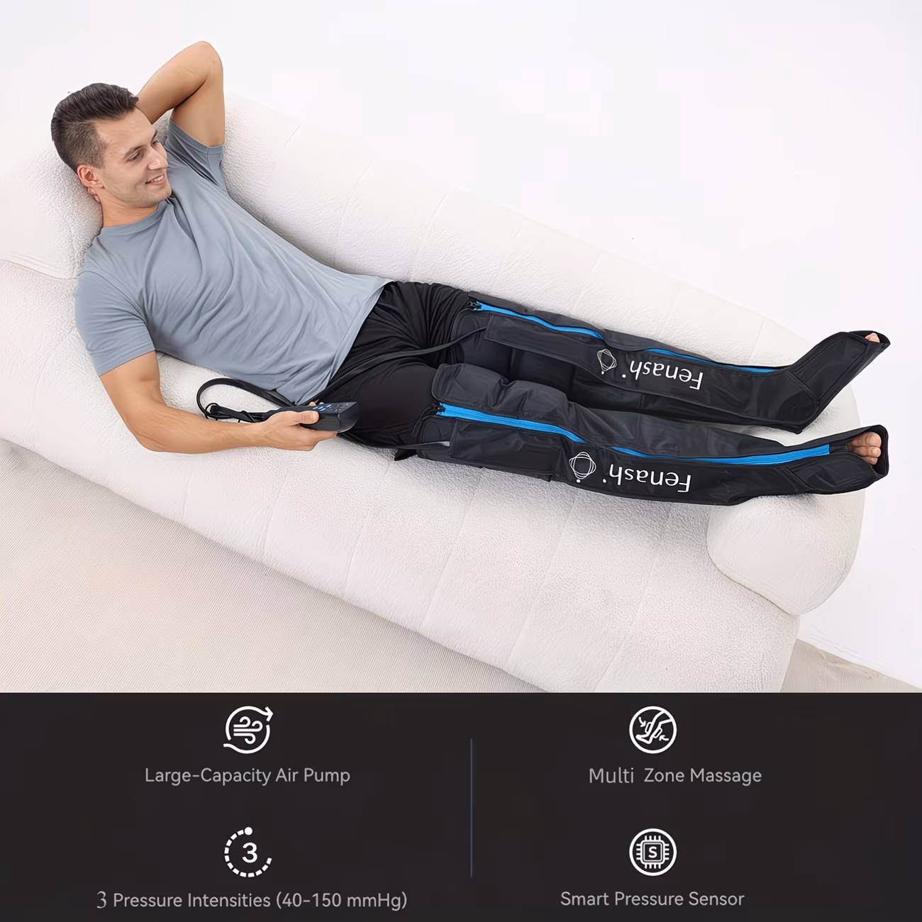  Full-leg air compression massager