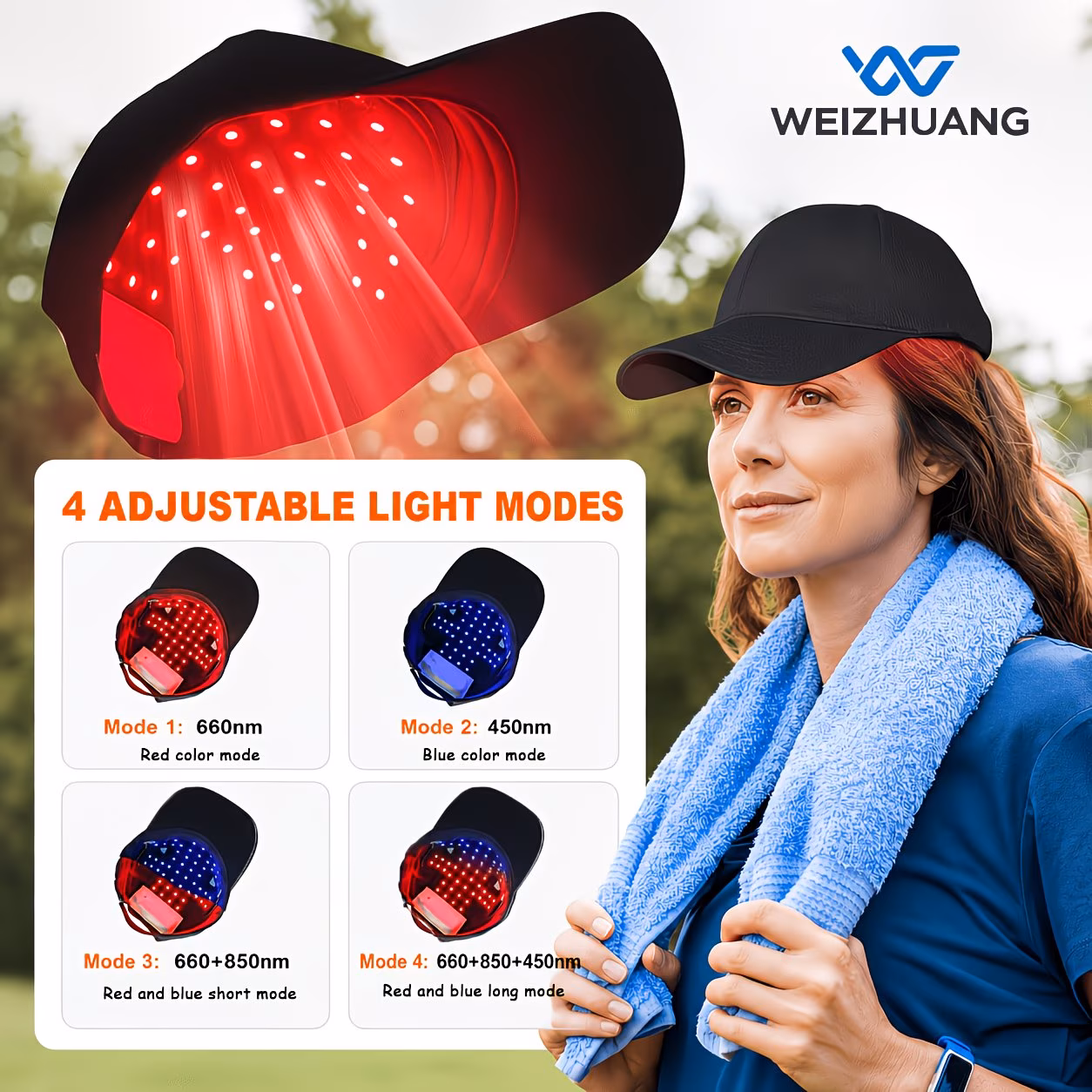  LED Head Massage Cap