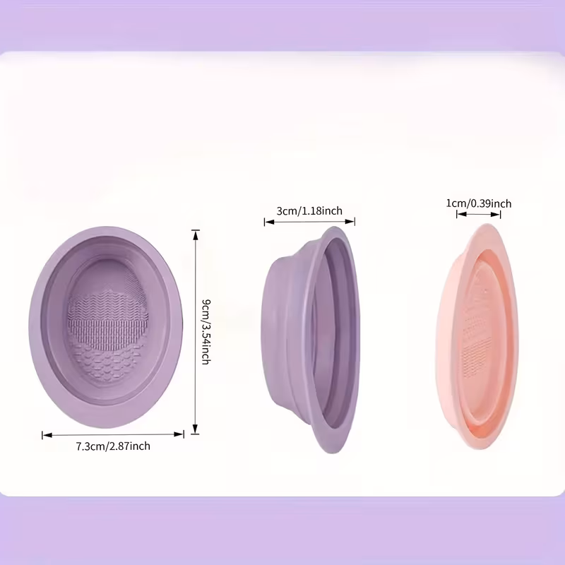 Silicone for makeup Brush Cleaning Bowl 