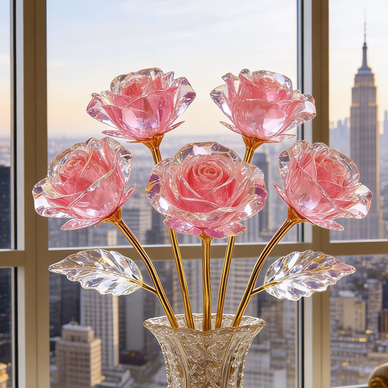  Crystal Rose Bouquet