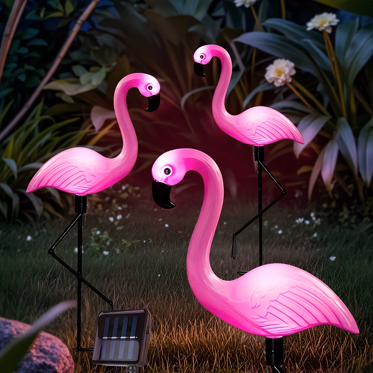  Solar Flamingo Lights