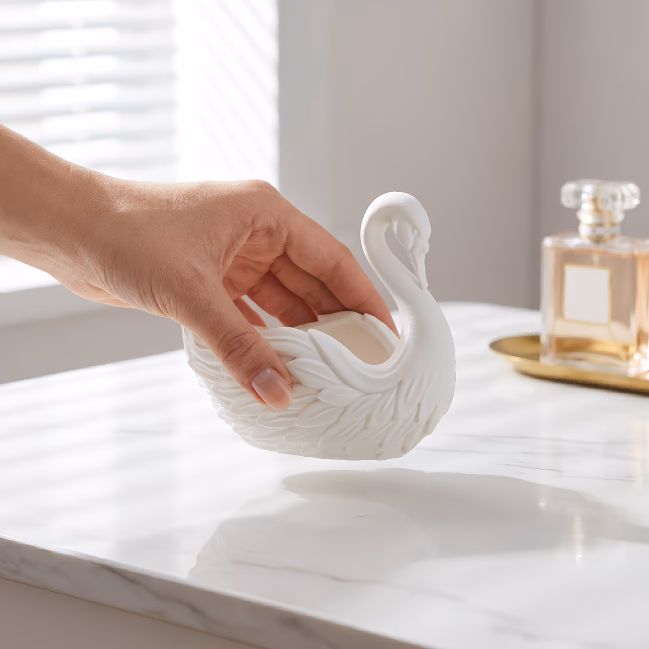  Swan Shaped Jewelry Tray 