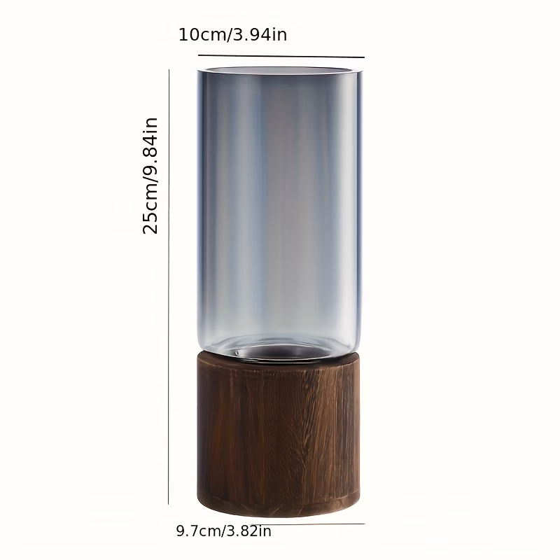 Glass Vase with Base